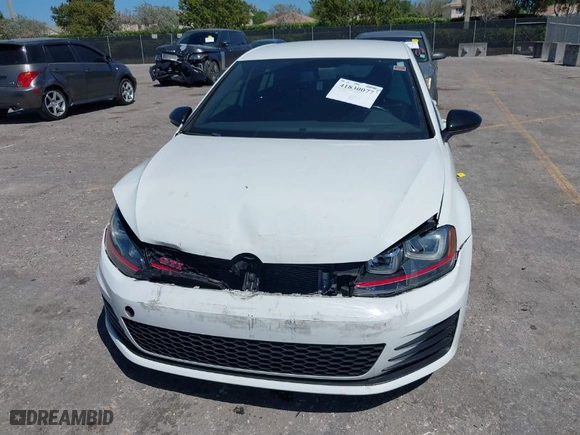 2017 Volkswagen Golf GTI S with VIN 3VW447AU2HM020448, listed as a IAAI auction lot 41830077 with 52,528 mi miles. Bid and sale history available at carsss.com. Image 12.