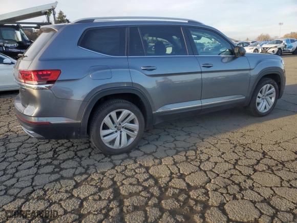 2021 Volkswagen Atlas 2.0T SEL with VIN 1V2BP2CA9MC579237, listed as a Copart auction lot 85377674 with 80,361 mi miles and Salvage Title. Bid and sale history available at carsss.com. Image 3.