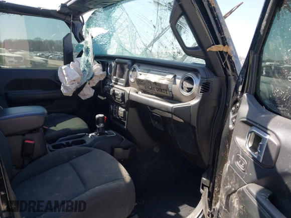 2019 Jeep Wrangler Unlimited Sahara with VIN 1C4HJXEG5KW518202, listed as a IAAI auction lot 41762229 with 91,995 mi miles and . Bid and sale history available at DreamBid. Image 5.