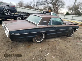 1965 Ford Thunderbird with VIN 5Y83Z115832, listed as a Copart auction lot 50210145 with 25,612 mi miles and Clean Title. Bid and sale history available at DreamBid. Image 3.