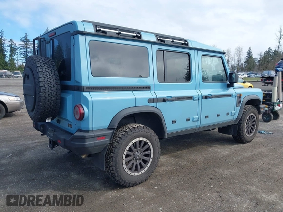 2024 Ineos Grenadier z VIN SC6GM1CA1RF010304, wystawiony jako IAAI lot #41903172 z przebiegiem 3781 mil mil oraz . Historia ofert i sprzedaży dostępna na DreamBid. Obrazek 4.