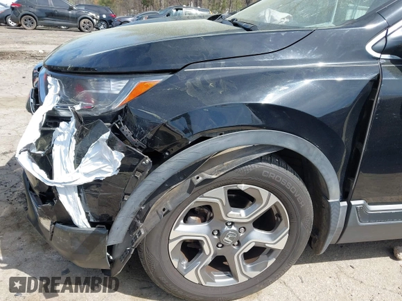 2018 Honda CR-V EX with VIN 7FARW1H53JE052029, listed as a IAAI auction lot 41890820 with 125,043 mi miles. Bid and sale history available at carsss.com. Image 6.