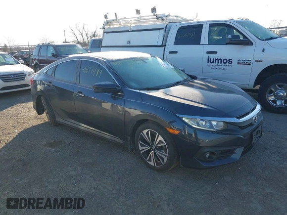 2017 Honda Civic Sedan EX-L with VIN 19XFC1F75HE022400, listed as a IAAI auction lot 41677489 with 157,237 mi miles. Bid and sale history available at carsss.com. Image 1.