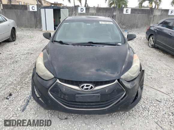 2013 Hyundai Elantra Coupe SE with VIN KMHDH6AE7DU006587, listed as a Copart auction lot 51184105 with 156,546 mi miles and Clean Title. Bid and sale history available at carsss.com. Image 5.