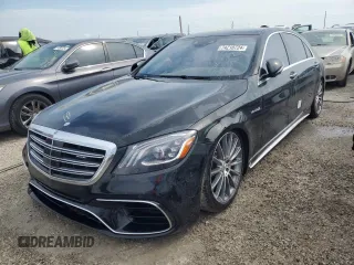2018 Mercedes-Benz S 63 AMG with VIN WDDUG8JB7JA385411, listed as a Copart auction lot 74210724 with Not Provided miles and Non Repairable. Bid and sale history available at DreamBid. Image 1.