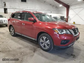 2017 Nissan Pathfinder Platinum with VIN 5N1DR2MM5HC618839, listed as a Copart auction lot 47807365 with 63,260 mi miles and Salvage Title. Bid and sale history available at carsss.com. Image 4.