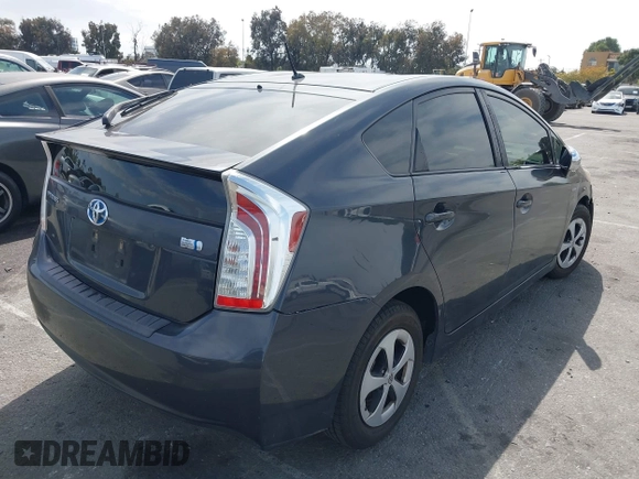 2015 Toyota Prius Four with VIN JTDKN3DU9F0453261, listed as a IAAI auction lot 42034180 with 249,420 mi miles. Bid and sale history available at carsss.com. Image 4.