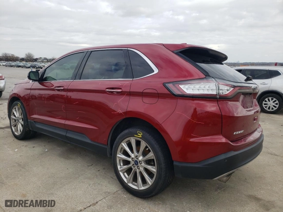 2017 Ford Edge Titanium with VIN 2FMPK3K81HBB56177, listed as a Copart auction lot 85916874 with 102,945 mi miles and Clean Title. Bid and sale history available at carsss.com. Image 2.