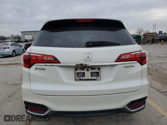 2016 Acura RDX Technology with VIN 5J8TB3H5XGL006276, listed as a Copart auction lot 48681225 with 150,393 mi miles and Salvage Title. Bid and sale history available at DreamBid. Image 6.