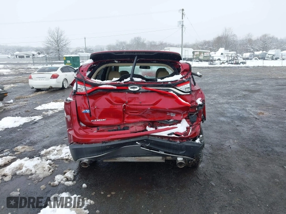 2015 Ford Edge SEL with VIN 2FMTK4J82FBC08483, listed as a IAAI auction lot 41552998 with 124,720 mi miles. Bid and sale history available at carsss.com. Image 17.