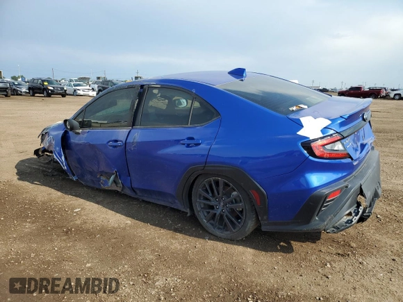 2022 Subaru WRX Premium with VIN JF1VBAF65N9013367, listed as a Copart auction lot 65460135 with Not provided miles and Clean title. Bid and sale history available at DreamBid. Image 2.
