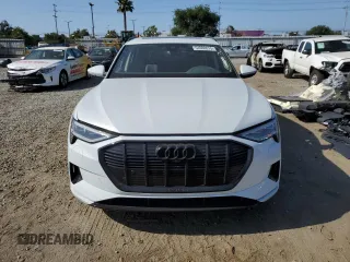 2023 Audi e-tron Premium Plus with VIN WA1LAAGEXPB011100, listed as a Copart auction lot 54008815 with Not provided miles and Salvage title. Bid and sale history available at DreamBid. Image 5.