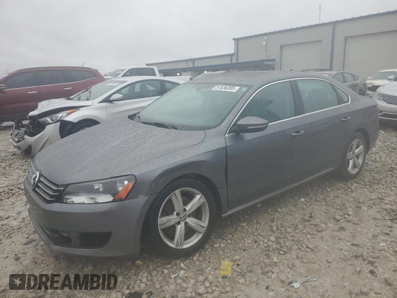 2012 Volkswagen Passat SE с VIN 1VWBP7A34CC052687, выставлен на аукционе Copart как лот 51536385 с пробегом 117 779 миль миль и Чистый • Clean title. История ставок и продаж доступна на DreamBid. Изображение 1.