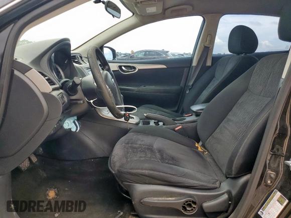 2014 Nissan Sentra SV with VIN 1N4AB7AP8EN853992, listed as a Copart auction lot 62081215 with 161,682 mi miles and Salvage title. Bid and sale history available at DreamBid. Image 7.