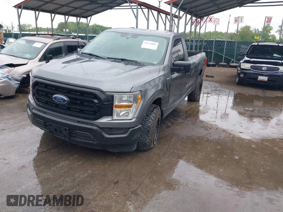 2022 Ford F-150 XL with VIN 1FTMF1CB1NKE51677, listed as a IAAI auction lot 42178807 with 8,260 mi miles and . Bid and sale history available at DreamBid. Image 17.