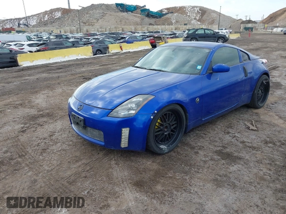 2004 Nissan 350Z Touring with VIN JN1AZ34E04T052916, listed as a IAAI auction lot 41450917 with 157,699 mi miles. Bid and sale history available at carsss.com. Image 2.
