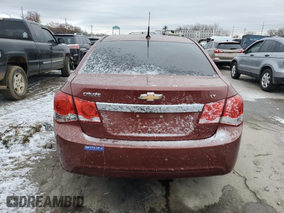 2012 Chevrolet Cruze LT w/1LT with VIN 1G1PF5SC9C7331018, listed as a Copart auction lot 82116214 with 189,849 mi miles and Salvage Title. Bid and sale history available at carsss.com. Image 6.