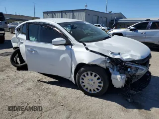 2019 Nissan Sentra S with VIN 3N1AB7AP2KY390081, listed as a Copart auction lot 47303135 with 124,376 mi miles and Salvage Title. Bid and sale history available at carsss.com. Image 4.