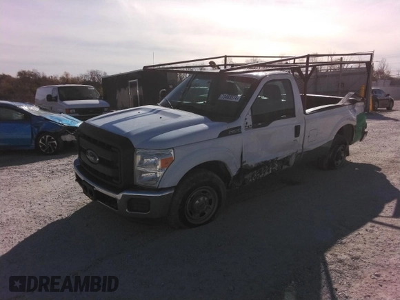 2016 Ford Super Duty F-250 SRW XL with VIN 1FTBF2A68GEC24376, listed as a Copart auction lot 73403574 with 156,850 mi miles and Salvage Title. Bid and sale history available at carsss.com. Image 1.