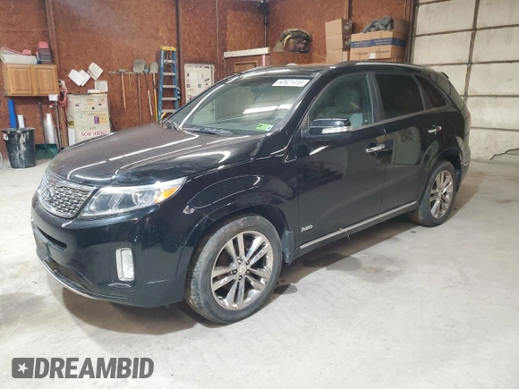 2014 Kia Sorento SX with VIN 5XYKWDA74EG484718, listed as a Copart auction lot 60921415 with 110,820 mi miles and Clean title. Bid and sale history available at DreamBid. Image 1.