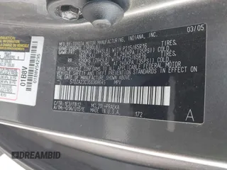 2005 Toyota Sienna CE with VIN 5TDZA23C35S308645, listed as a IAAI auction lot 42018335 with 228,214 mi miles. Bid and sale history available at carsss.com. Image 9.