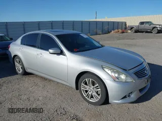 2013 Infiniti G37 Journey with VIN JN1CV6AP5DM305931, listed as a IAAI auction lot 41960449 with 119,435 mi miles and . Bid and sale history available at DreamBid. Image 1.
