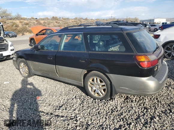 2000 Subaru Legacy Outback Limited with VIN 4S3BH6860Y7643092, listed as a Copart auction lot 74400244 with 269,672 mi miles and Clean title. Bid and sale history available at DreamBid. Image 2.