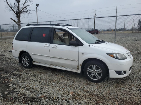2005 Mazda MPV LX z VIN JM3LW28J450534573, wystawiony jako Copart lot #86167564 z przebiegiem 196 056 mil mil oraz Szkoda całkowita • Salvage title. Historia ofert i sprzedaży dostępna na DreamBid. Obrazek 4.
