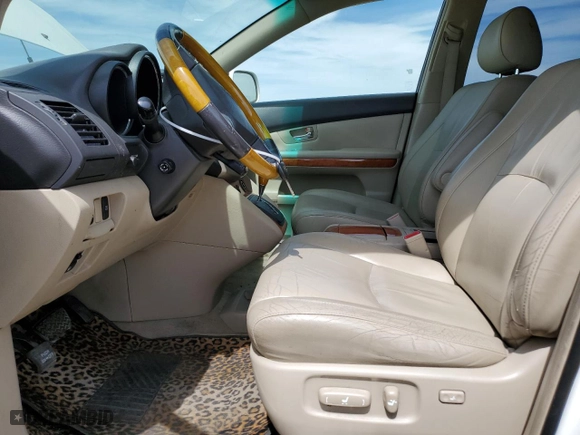 2008 Lexus RX 400h with VIN JTJHW31U782050265, listed as a Copart auction lot 52215785 with 178,583 mi miles and Salvage Title. Bid and sale history available at carsss.com. Image 7.