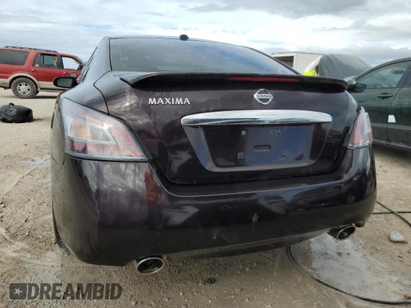 2014 Nissan Maxima S with VIN 1N4AA5AP5EC480302, listed as a Copart auction lot 75890184 with 74,541 mi miles and Non repairable. Bid and sale history available at DreamBid. Image 6.