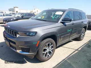 2024 Jeep Grand Cherokee Limited with VIN 1C4RJKBG5R8603504, listed as a IAAI auction lot 41993298 with 33,670 mi miles and . Bid and sale history available at DreamBid. Image 2.