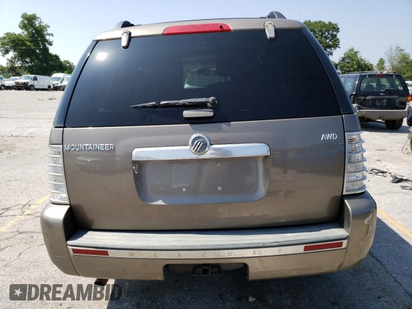 2006 Mercury Mountaineer Luxury with VIN 4M2EU47E76UJ06217, listed as a Copart auction lot 56791743 with 109,387 mi miles and Salvage Title. Bid and sale history available at carsss.com. Image 6.