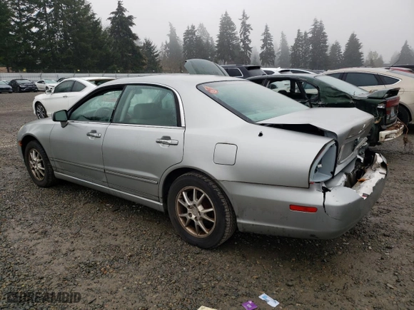 2004 Mitsubishi Diamante LS with VIN 6MMAP67P34T003796, listed as a Copart auction lot 81683284 with 127,882 mi miles and Salvage Title. Bid and sale history available at carsss.com. Image 2.