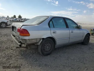 1996 Honda Civic EX with VIN 1HGEJ8645TL004349, listed as a Copart auction lot 72640994 with 241,878 mi miles and Salvage Title. Bid and sale history available at carsss.com. Image 3.
