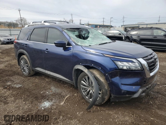 2025 Nissan Pathfinder SL with VIN 5N1DR3CD4SC214039, listed as a Copart auction lot 51912285 with 2,791 mi miles and Salvage title. Bid and sale history available at DreamBid. Image 4.