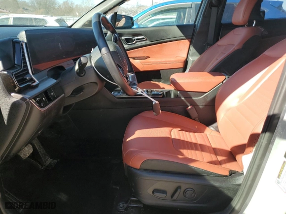 2024 Kia Sportage SX-Prestige with VIN 5XYK5CDF4RG139811, listed as a Copart auction lot 46883445 with 12,020 mi miles and Salvage Title. Bid and sale history available at carsss.com. Image 7.