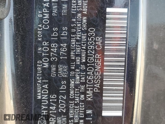 2016 Hyundai Veloster z VIN KMHTC6AD1GU293530, wystawiony jako Copart lot #53137985 z przebiegiem 151 003 mil mil oraz Szkody całkowita. Historia ofert i sprzedaży dostępna na DreamBid. Obrazek 14.