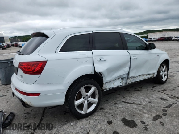 2015 Audi Q7 S line Prestige с VIN WA1DGAFE8FD012754, выставлен на аукционе Copart как лот 58642045 с пробегом 148 697 миль миль и Списание • Salvage title. История ставок и продаж доступна на DreamBid. Изображение 3.