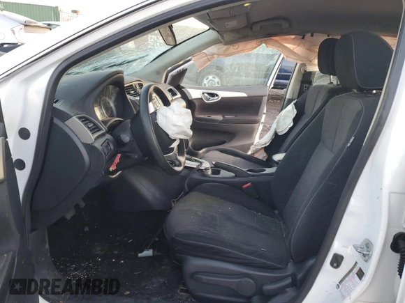 2014 Nissan Sentra SV with VIN 3N1AB7AP9EL663650, listed as a Copart auction lot 43011605 with Not Provided miles and Salvage Title. Bid and sale history available at DreamBid. Image 7.