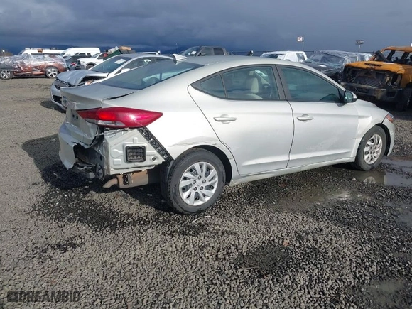 2017 Hyundai Elantra SE with VIN 5NPD74LF9HH202418, listed as a IAAI auction lot 41707614 with 145,995 mi miles. Bid and sale history available at carsss.com. Image 4.