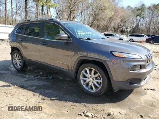 2017 Jeep Cherokee Limited with VIN 1C4PJLDB6HD233183, listed as a Copart auction lot 47366205 with 58,748 mi miles and Salvage Title. Bid and sale history available at carsss.com. Image 4.