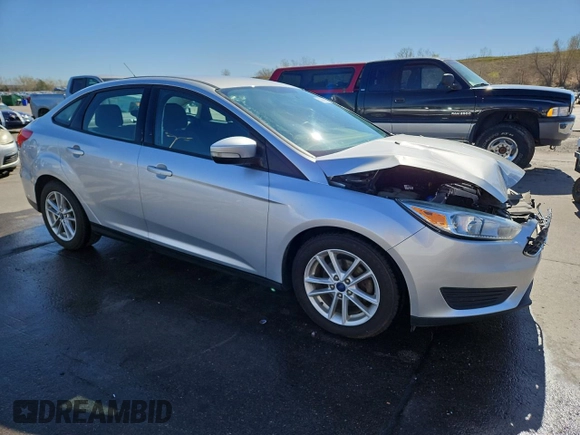 2017 Ford Focus SE with VIN 1FADP3F2XHL277097, listed as a Copart auction lot 53209825 with 100,384 mi miles and Salvage Title. Bid and sale history available at carsss.com. Image 4.