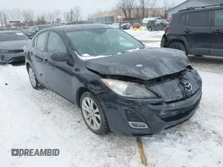 2010 Mazda Mazda3 s Sport with VIN JM1BL1S5XA1275515, listed as a IAAI auction lot 41277608 with 156,429 mi miles. Bid and sale history available at carsss.com. Image 1.