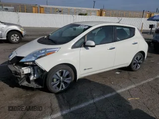 2017 Nissan LEAF SL with VIN 1N4BZ0CP4HC307159, listed as a Copart auction lot 86142364 with 44,144 mi miles and Salvage Title. Bid and sale history available at carsss.com. Image 1.