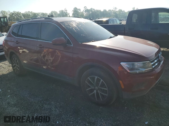 2019 Volkswagen Tiguan SE with VIN 3VV3B7AX9KM018445, listed as a Copart auction lot 55603775 with 96,994 mi miles and Clean Title. Bid and sale history available at DreamBid. Image 4.