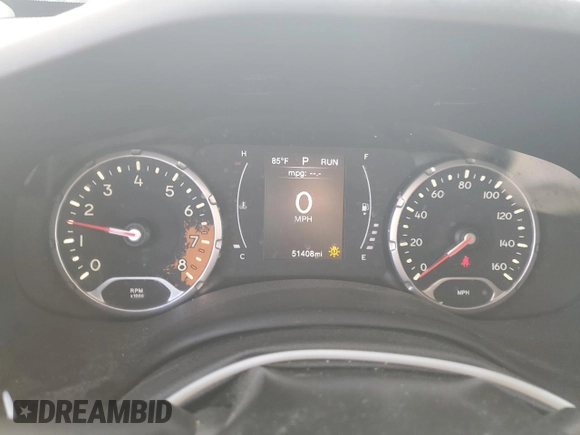 2017 Jeep Renegade Altitude with VIN ZACCJABB6HPG23093, listed as a Copart auction lot 61872965 with 51,408 mi miles and Salvage title. Bid and sale history available at DreamBid. Image 9.