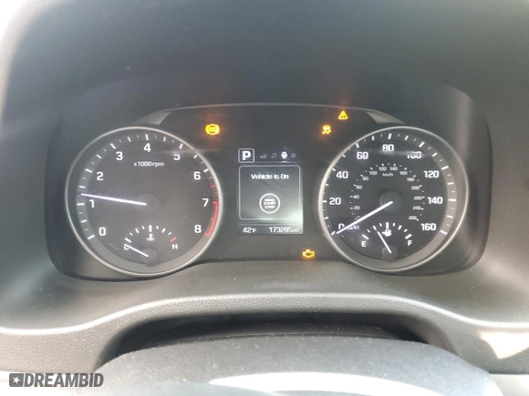 2017 Hyundai Elantra SE with VIN 5NPD84LF5HH142487, listed as a Copart auction lot 49611955 with 173,285 mi miles and Salvage Title. Bid and sale history available at carsss.com. Image 9.