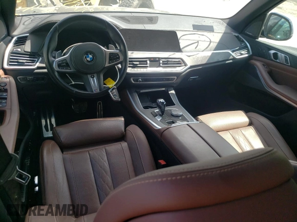 2021 BMW X5 z VIN NJ1541E, wystawiony jako Copart lot #37990264 z przebiegiem 18 321 mil mil oraz Szkoda całkowita • Salvage title. Historia ofert i sprzedaży dostępna na DreamBid. Obrazek 8.