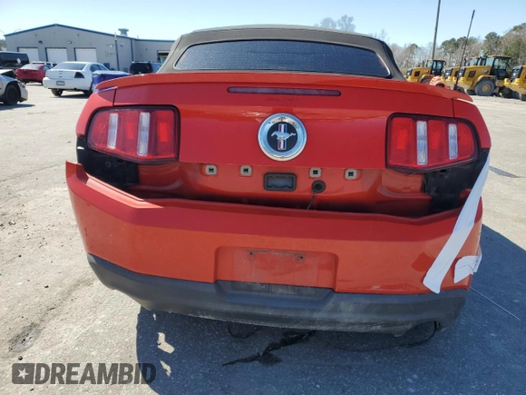 2012 Ford Mustang V6 with VIN 1ZVBP8EM9C5283128, listed as a Copart auction lot 48575425 with 149,401 mi miles and Salvage Title. Bid and sale history available at carsss.com. Image 6.
