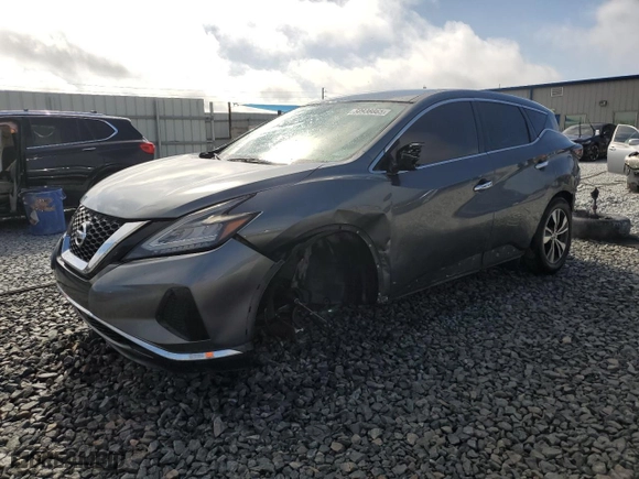 2019 Nissan Murano SV with VIN 5N1AZ2MJXKN153544, listed as a Copart auction lot 50938865 with 185,205 mi miles and Non Repairable. Bid and sale history available at carsss.com. Image 1.